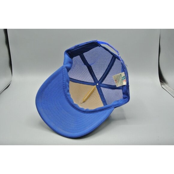 Mission Raceway Park BC Trucker Hat Mesh Snapback Wilson OS VTG Blue White - Picture 6 of 9